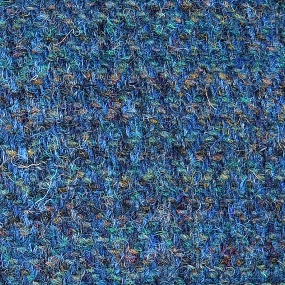 Genuine Harris Tweed® Cap ZH051 Women's Baker Boy Cap PEACOCK BLUE - OSFM - Picture 6 of 9